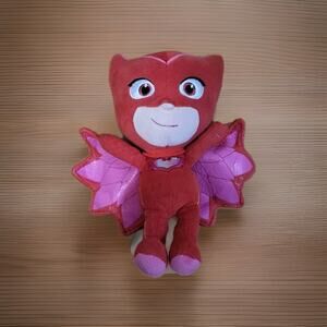 PJ Masks Owlette Plush Toy – Red Superhero Girl – Just Play – 9” – Wings